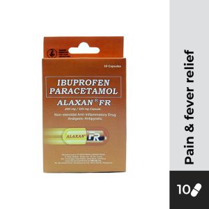 ALAXAN FR Ibuprofen Paracetamol 200mg/325mg Capsule 10s