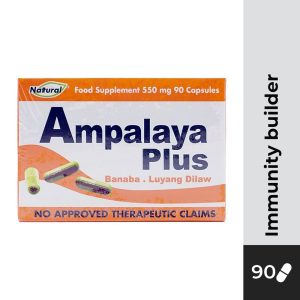 AMPALAYA PLUS Ampalaya+Banaba+Luyang Dilaw 550mg Capsule