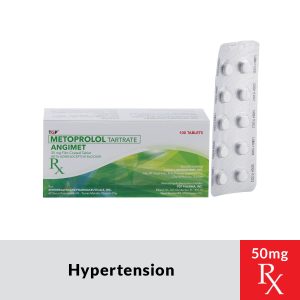 ANGIMET Metoprolol 50mg Film-coated Tablet