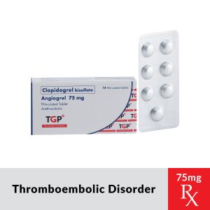 ANGIOGREL Clopidogrel 75mg Tablet