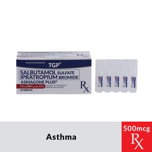 ASMAGONEPLUS Salbutamol+Ipratropium 2.5mg/500mcg Nebule