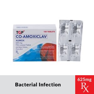 AUMOX Co-Amoxiclav Film-coated 500mg/125mg Tablet