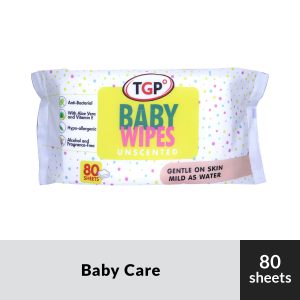 BABY WIPES Unscented 80 Sheets