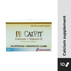 CALVIT Calcium+Vitamin D film-coated Tablet 10s
