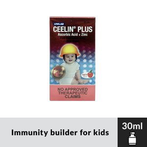 CEELIN PLUS Ascorbic Acid+Zinc Oral Drops 40mg/5mL 30mL Syrup