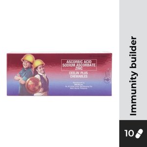 CEELIN PLUS Chewables Ascorbic Acid + Sodium Ascorbate + Zinc Tablet 10s