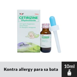 CETIRIZINE Dihydrochloride 2.5mg/ml Suspension 10ml Oral Drops