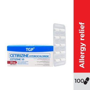CETIZINE Cetirizine HCl 10mg Tablet 100s