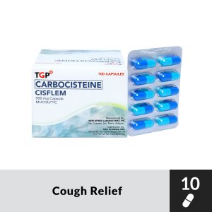 CISFLEM Carbocisteine 500mg Capsule 10s