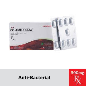 CO-AMOXICLAV 500mg/125mg Film-coated Tablet