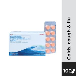 COLDZEP Paracetamol+Phenylephrine HCl+Chlorphenamine Maleate 500mg/25mg/2mg Tablet 100s