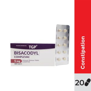 COMPLEVAC Bisacodyl 5mg Delayed-Release Laxative Tablet 20s