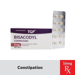 COMPLEVAC Bisacodyl 5mg Delayed-Release Laxative Tablet