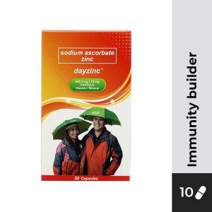 DAYZINC Sodium Ascorbate Zinc 562.4mg/10mg Capsule 10s