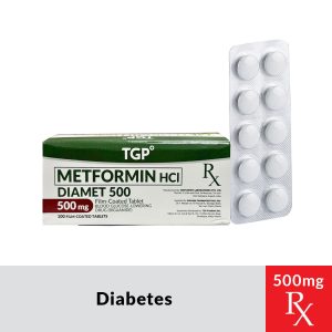 Rx: DIAMET Metformin HCI 500mg Tablet