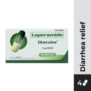 DIATABS Loperamide 2mg Capsule 4s