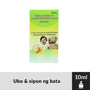 DISUDRIN Phenylephrine Chlorphenamine Maleate 10ml Oral Drops