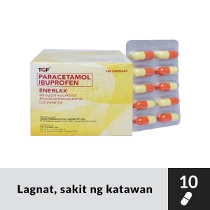 ENERLAX Paracetamol+Ibuprofen 325mg/200mg Capsule 10s
