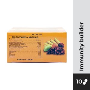 EURIVIT-M Multivitamins+Minerals Tablet 10s