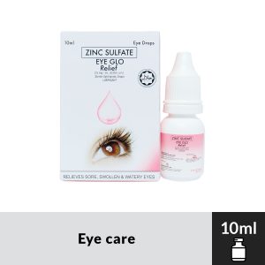 EYE GLO Relief Zinc Sulfate 2.5mg/ml 10ml Eye Drops