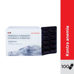 FERRO-B Ferrous Fumarate+Vitamin B Complex Capsule 100s