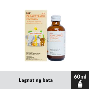 FEVERGAN Paracetamol 250mg/5ml Suspension 60ml Syrup