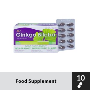GINKGO BILOBA Softgel Capsule 10s