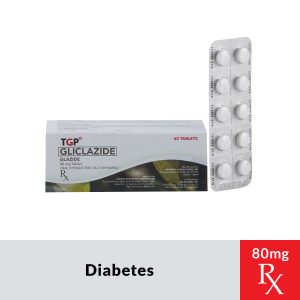 Rx: GLAZIDE Gliclazide 80mg Tablet