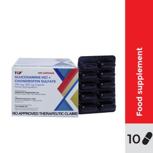 GLUCOSAMINE HCI + CHONDROITIN SULFATE 250/200mg Capsule 10s