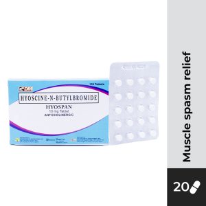 HYOSPAN Hyoscine-N-butylbromide 10mg Tablet 20s