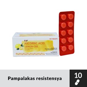LEMON-CEE Ascorbic Acid 500mg Tablet 10s