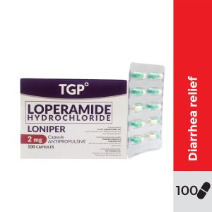 LONIPER Loperamide 2mg Capsule 100s