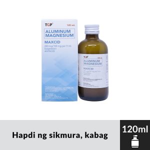 MAXCID Aluminum Magnesium 200mg/100mg per 5ml Suspension 120ml Antacid