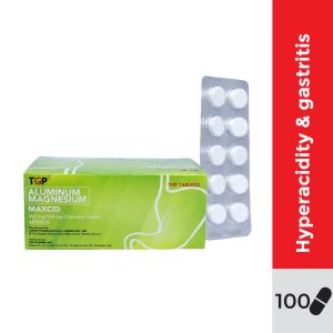 MAXCID Aluminum Magnesium 200mg/100mg Tablet 100s