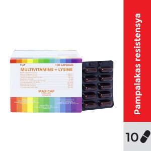MAXICAP Multivitamins+Lysine Supplement Capsule 10s
