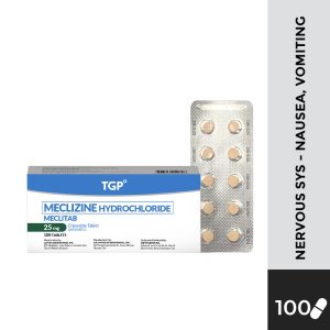 MECLITAB Meclizine Chewable Tab25mg 100s - Image 1