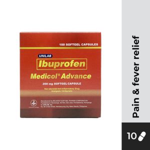 MEDICOL ADVANCE Ibuprofen 200mg Softgel Capsule 10s