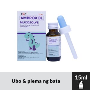 MUCOSOLVE Ambroxol 6mg/ml 15ml Syrup (Oral Drops)