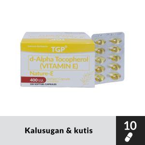 NATURE E Vitamin E 400iu Softgel Capsule 10s