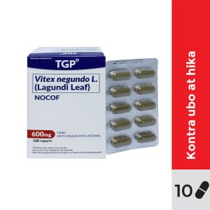 NOCOF Vitex negundo L Lagundi Leaf 600mg Tablet 10s