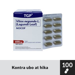 NOCOF Vitex negundo L Lagundi Leaf 600mg Tablet