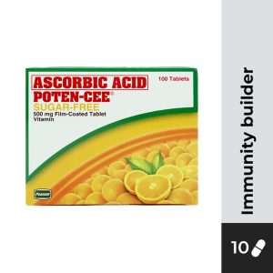 POTEN-CEE Ascorbic Acid Sugar-free 500mg Film-coated Tablet 10s