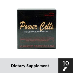 POWER CELLS Herbal Dietary Supplement 10s Cap 500mg