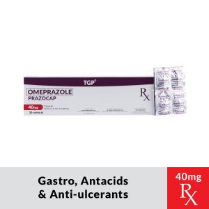 Rx: PRAZOCAP Omeprazole 40mg Capsule