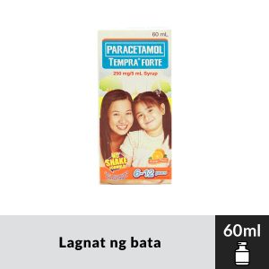 TEMPRA FORTE Paracetamol 250mg/5mL 60mL?Orange Flavor?Syrup