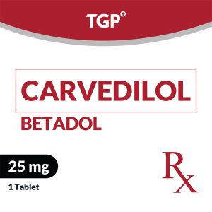 Rx: BETADOL Carvedilol Tab 25mg