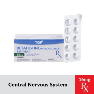 Rx: BETAVERT Betahistine Tab 16mg