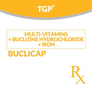 Rx: BUCLICAP Multi-Vitamins+Buclizine HCI+Iron