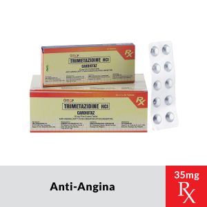 Rx: CARDIOTAZ Trimetazidine Tab 20mg