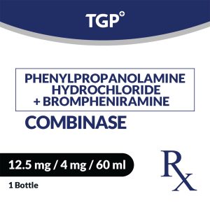 Rx: COMBINASE PPAHCl+Brom Syr 12.5mg/4mg/60ml